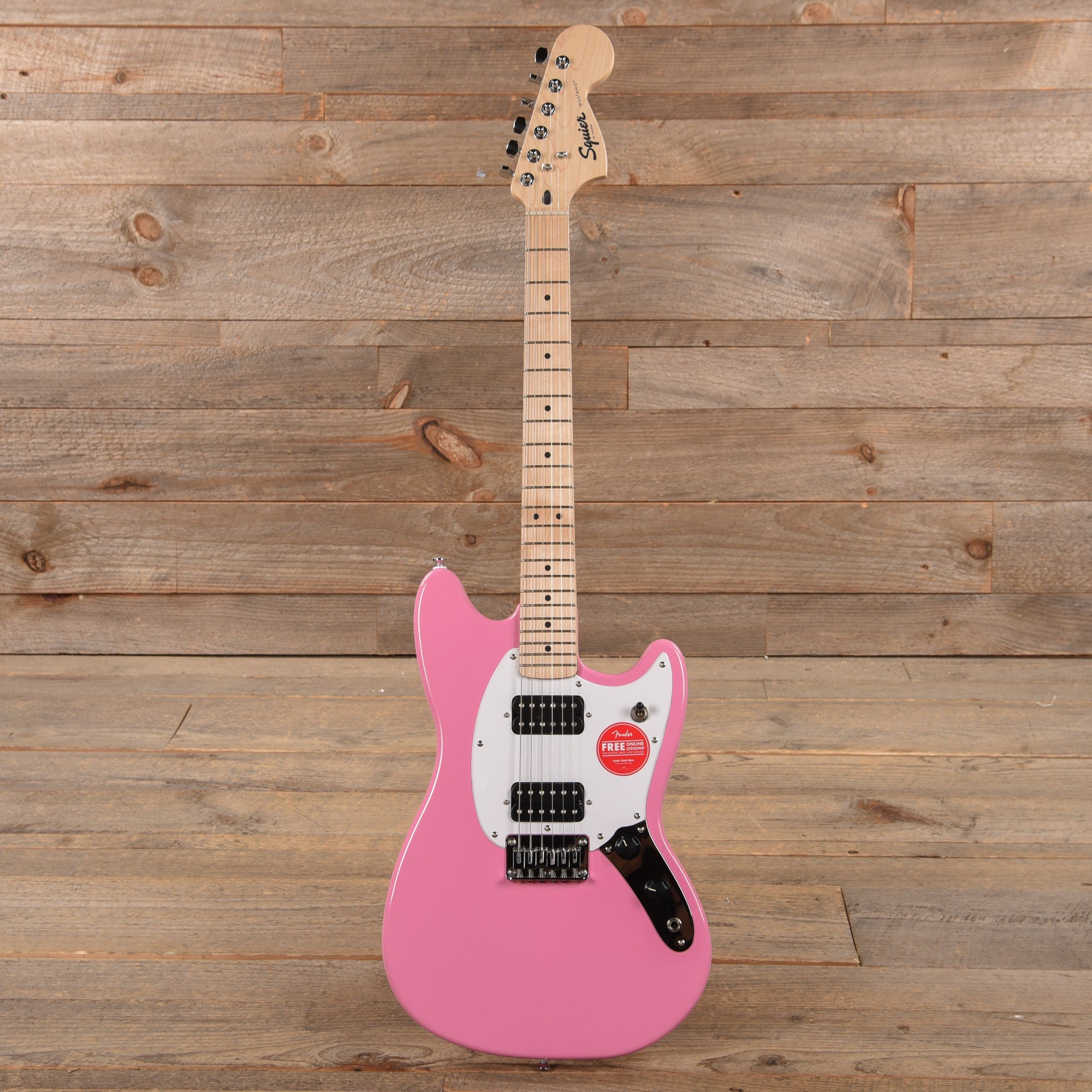 Squier Sonic Mustang HH Flash Pink Electric Guitars / Solid Body