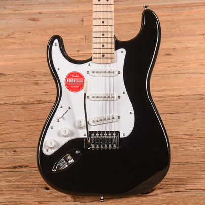 Squier Sonic Stratocaster Black LEFTY Electric Guitars / Solid Body
