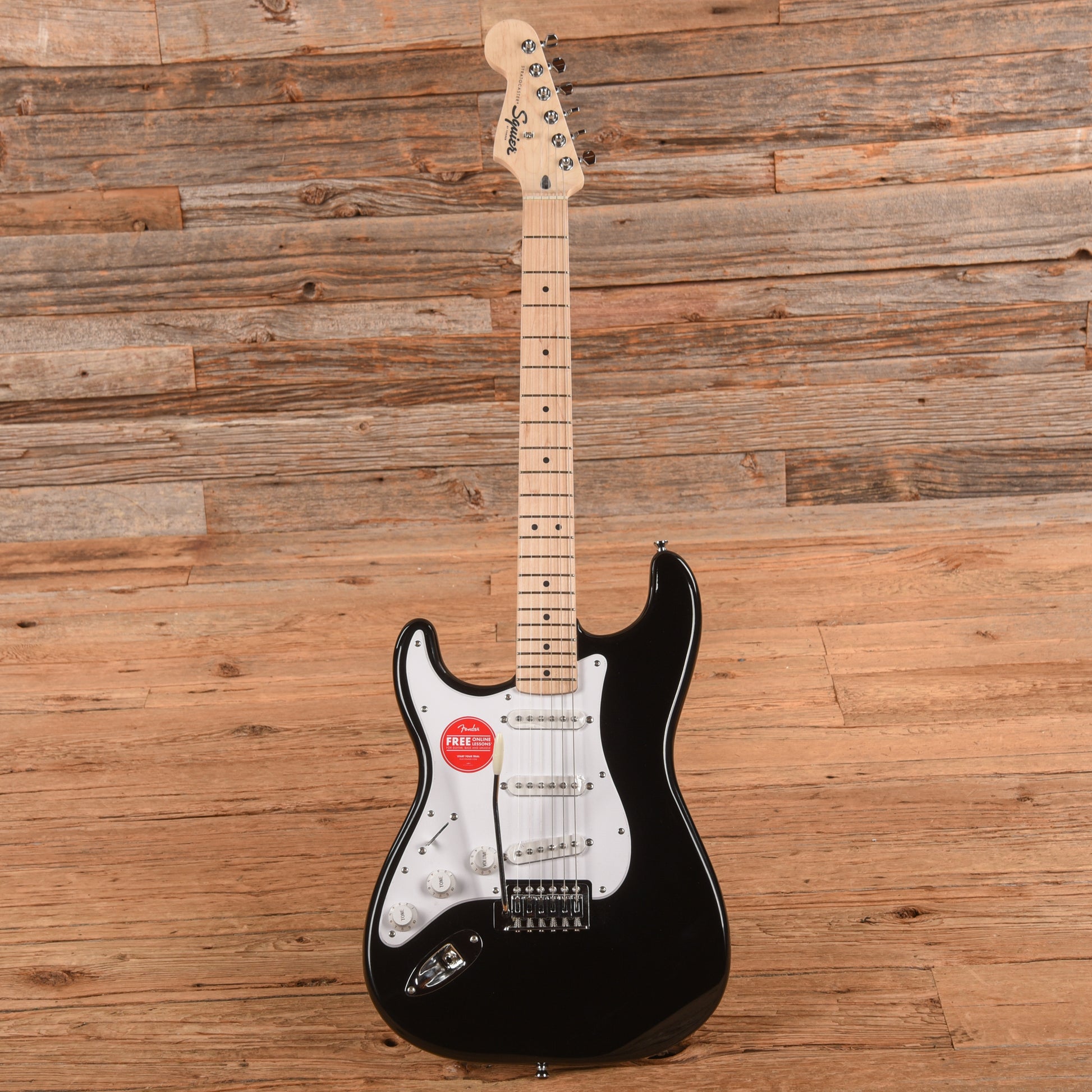 Squier Sonic Stratocaster Black LEFTY Electric Guitars / Solid Body