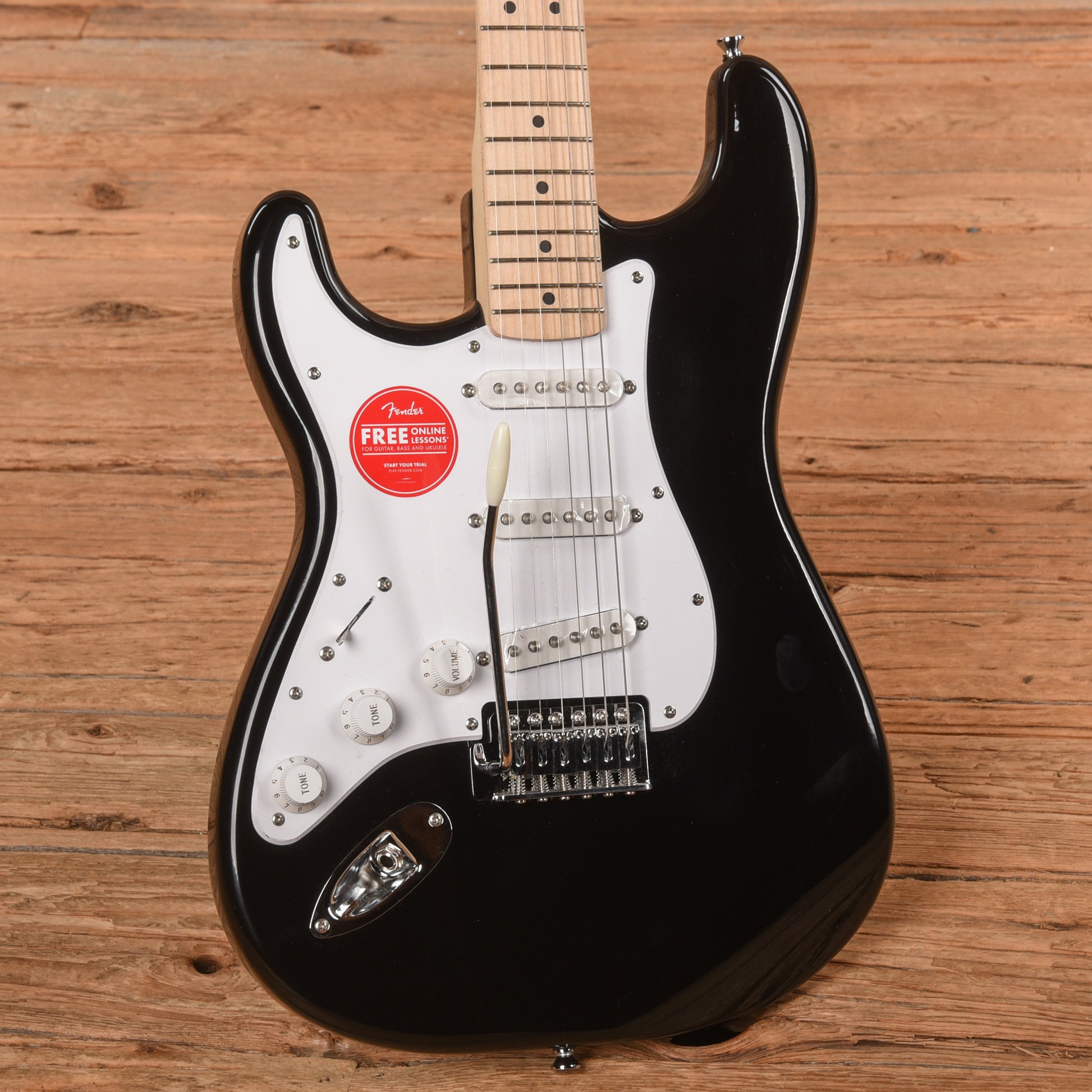 Squier Sonic Stratocaster Black LEFTY Electric Guitars / Solid Body