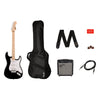 Squier Sonic Stratocaster Pack Black  120V Electric Guitars / Solid Body