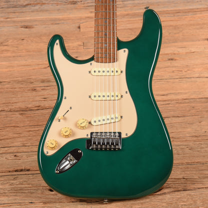 Squier Standard Stratocaster British Racing Green 1998 LEFTY Electric Guitars / Solid Body