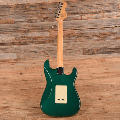 Squier Standard Stratocaster British Racing Green 1998 LEFTY Electric Guitars / Solid Body