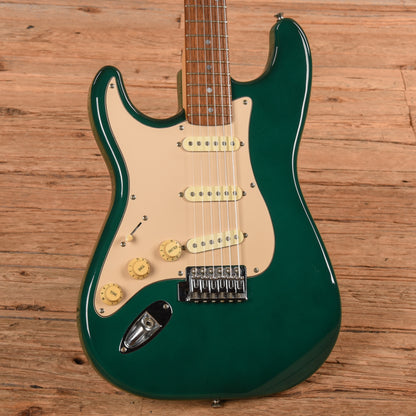 Squier Standard Stratocaster British Racing Green 1998 LEFTY Electric Guitars / Solid Body