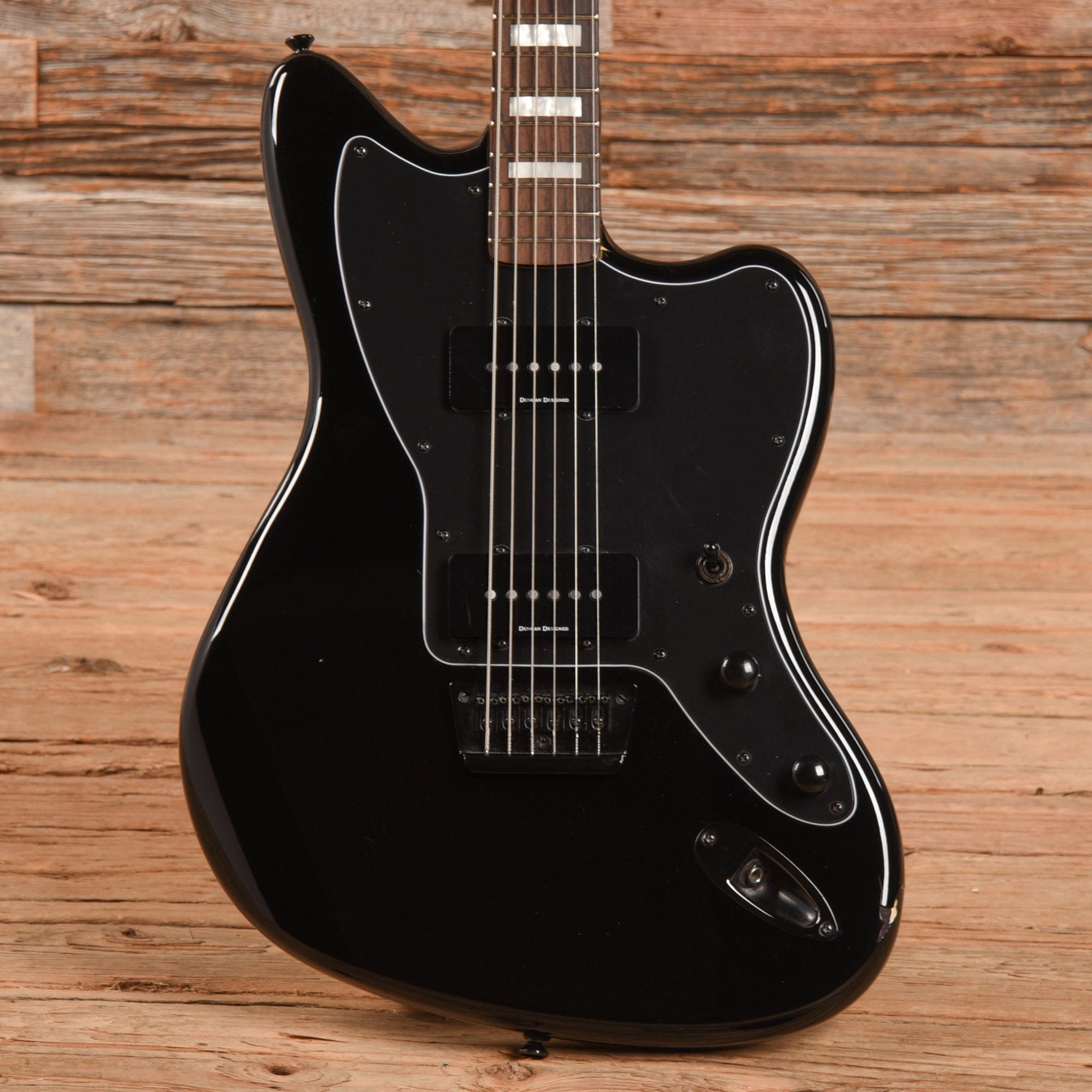 Squier Vintage Modified Baritone Jazzmaster Black 2017 Electric Guitars / Solid Body