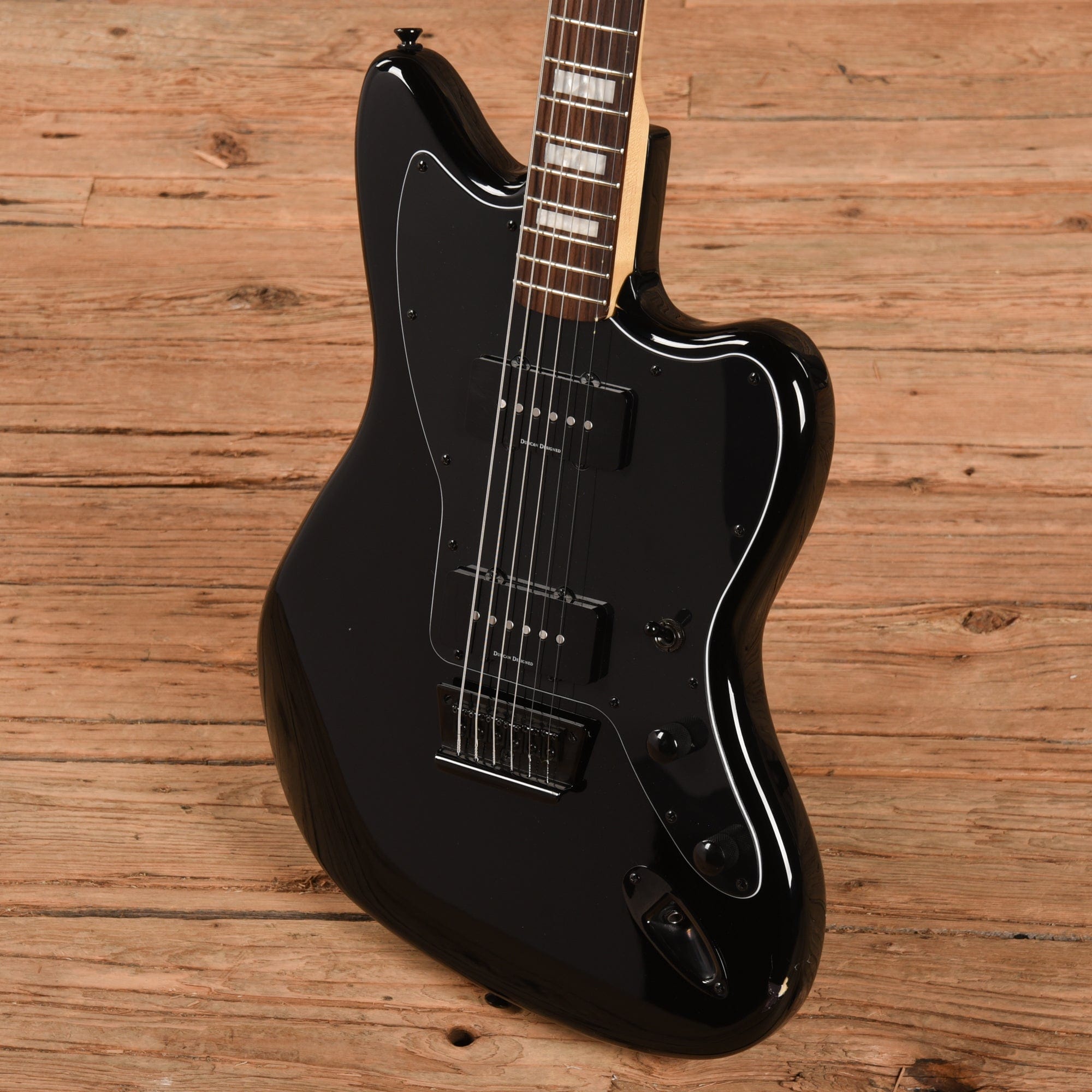 Squier Vintage Modified Baritone Jazzmaster Black 2017 Electric Guitars / Solid Body