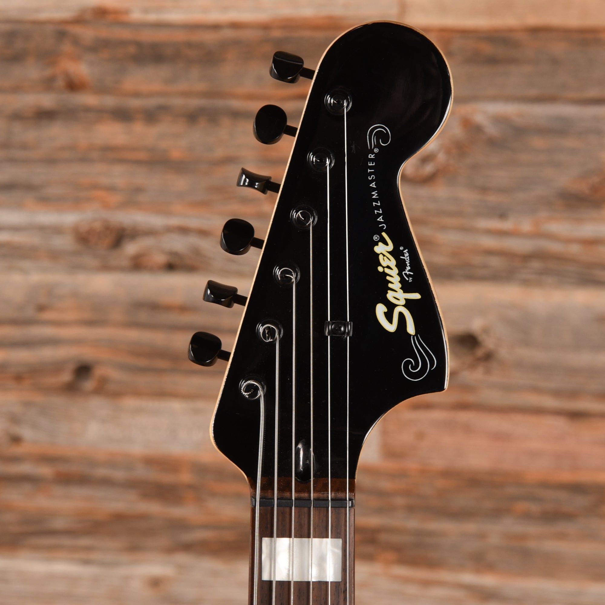 Squier Vintage Modified Baritone Jazzmaster Black 2017 Electric Guitars / Solid Body