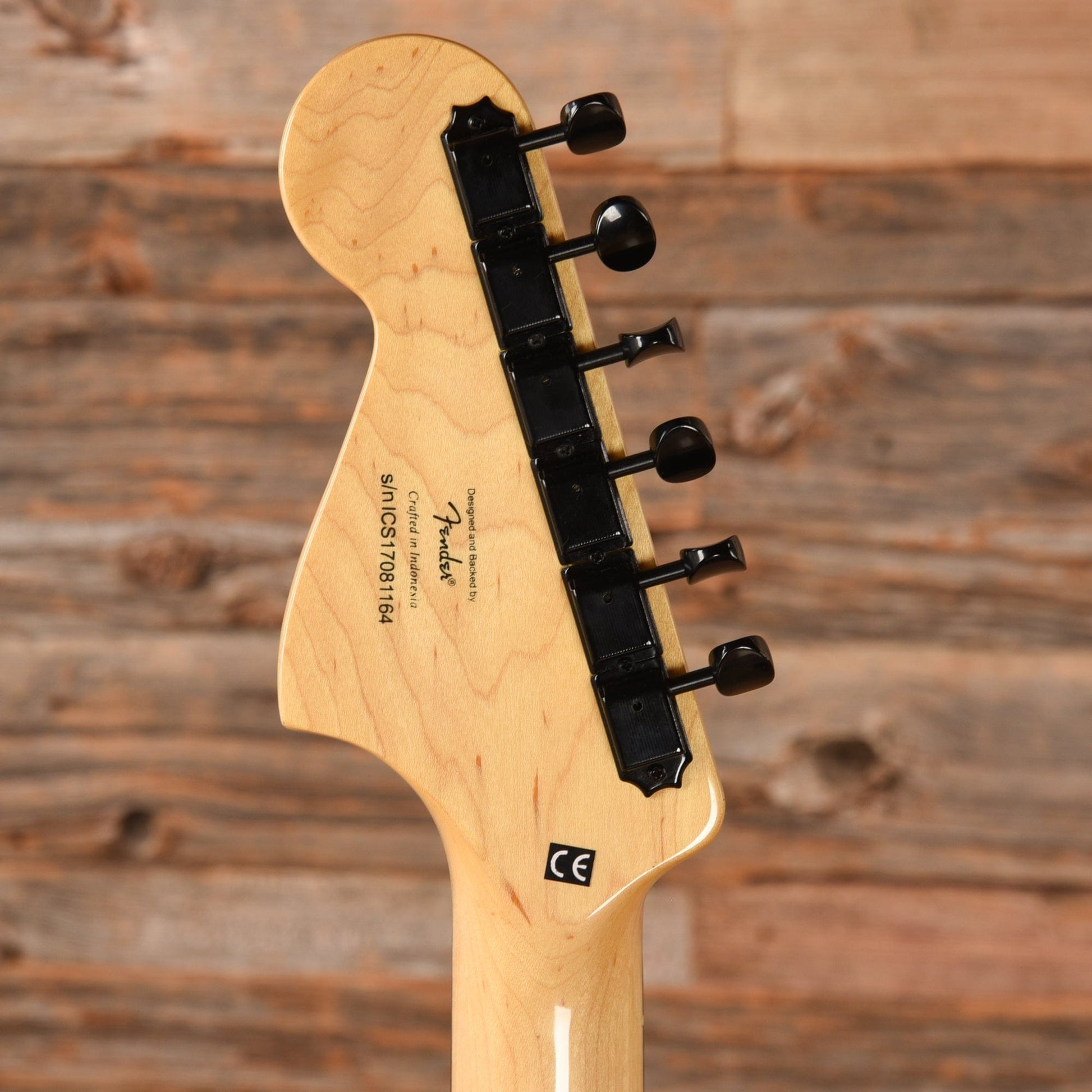 Squier Vintage Modified Baritone Jazzmaster Black 2017 Electric Guitars / Solid Body