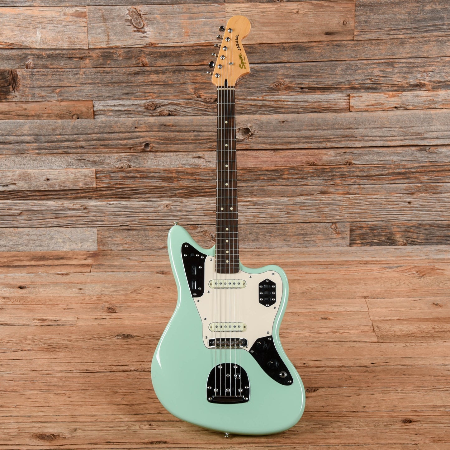 Squier Vintage Modified Jaguar Surf Green 2013 Electric Guitars / Solid Body