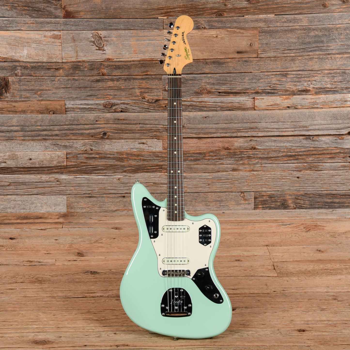 Squier Vintage Modified Jaguar Surf Green 2013 Electric Guitars / Solid Body