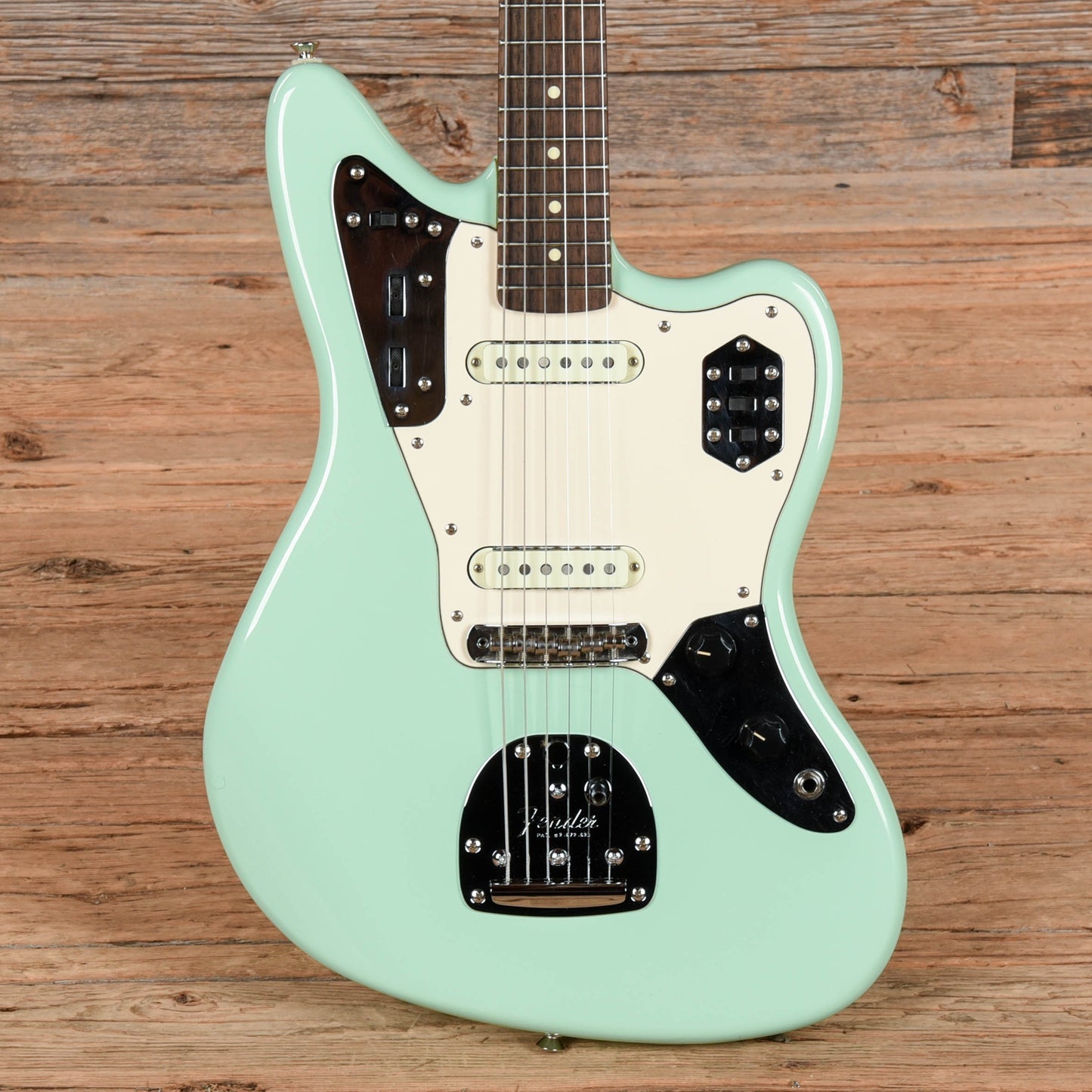 Squier Vintage Modified Jaguar Surf Green 2013 Electric Guitars / Solid Body
