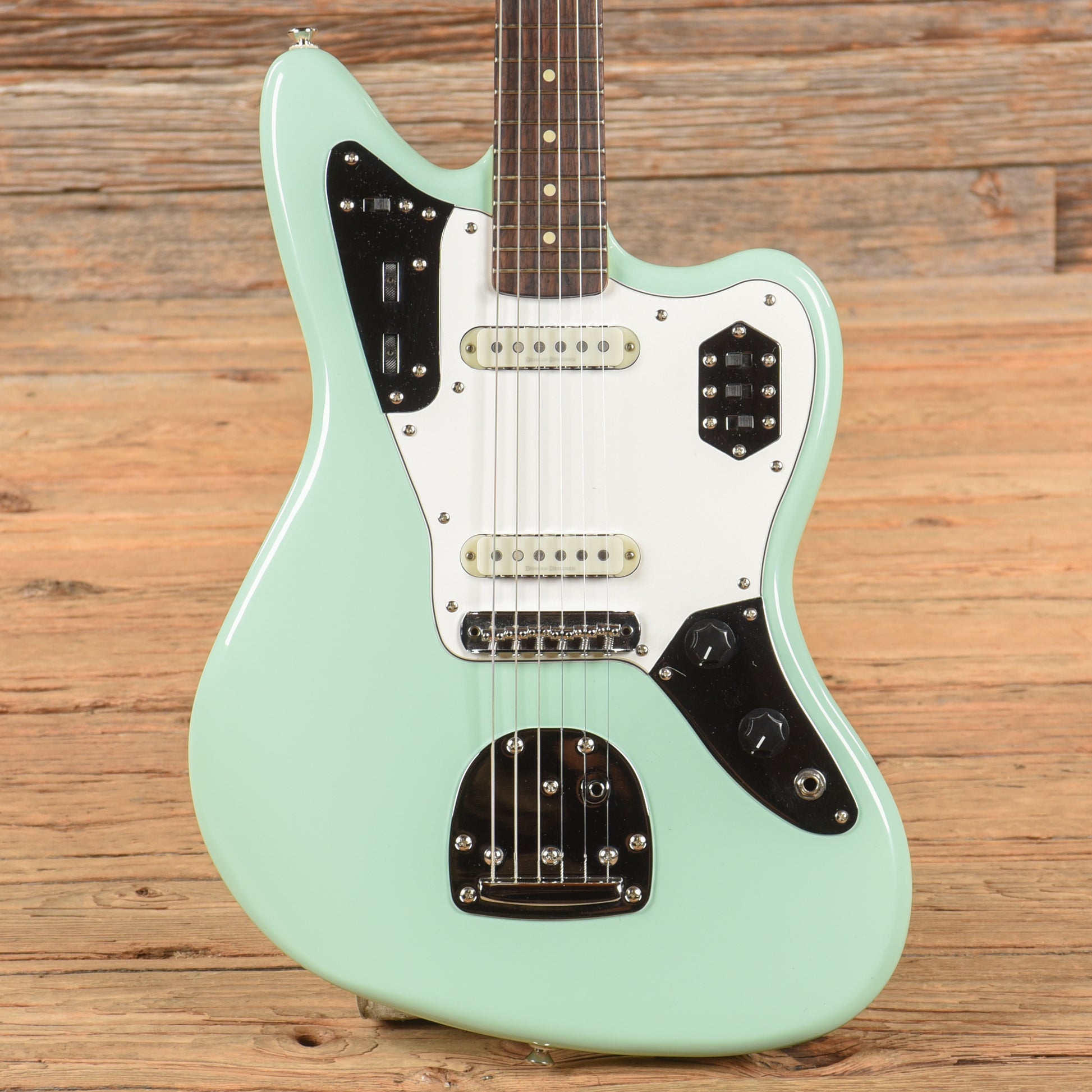 Squier Vintage Modified Jaguar Surf Green Electric Guitars / Solid Body
