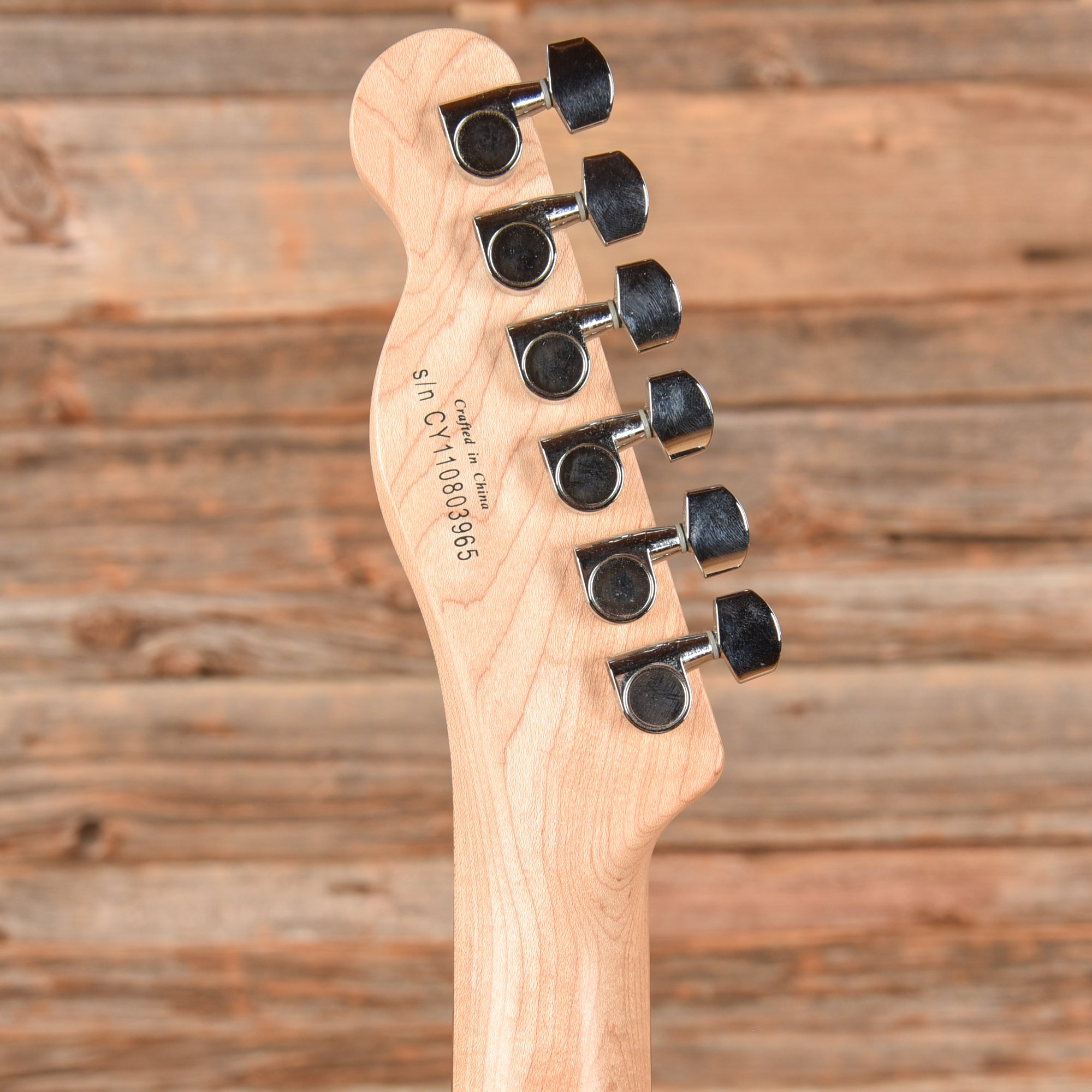 Squier Vintage Modified Telecaster Thinline Black 2011 Electric Guitars / Solid Body