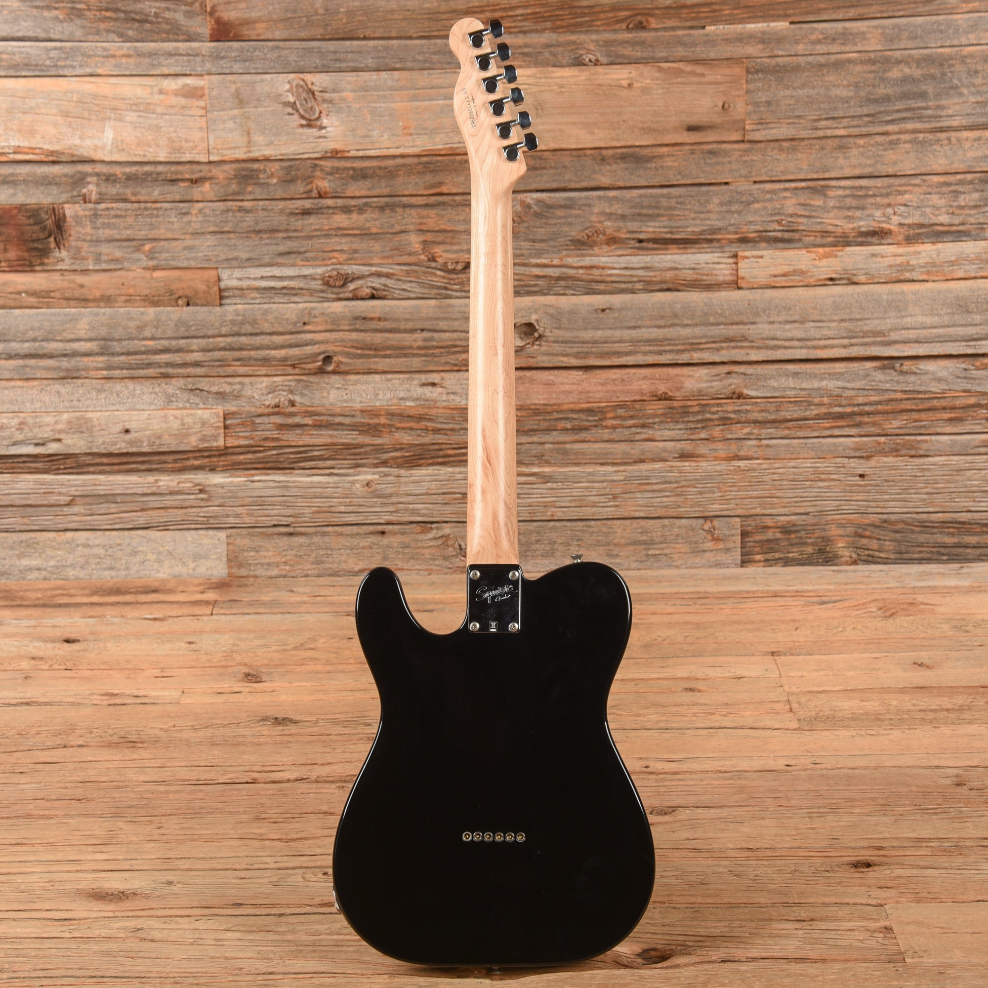 Squier Vintage Modified Telecaster Thinline Black 2011 Electric Guitars / Solid Body