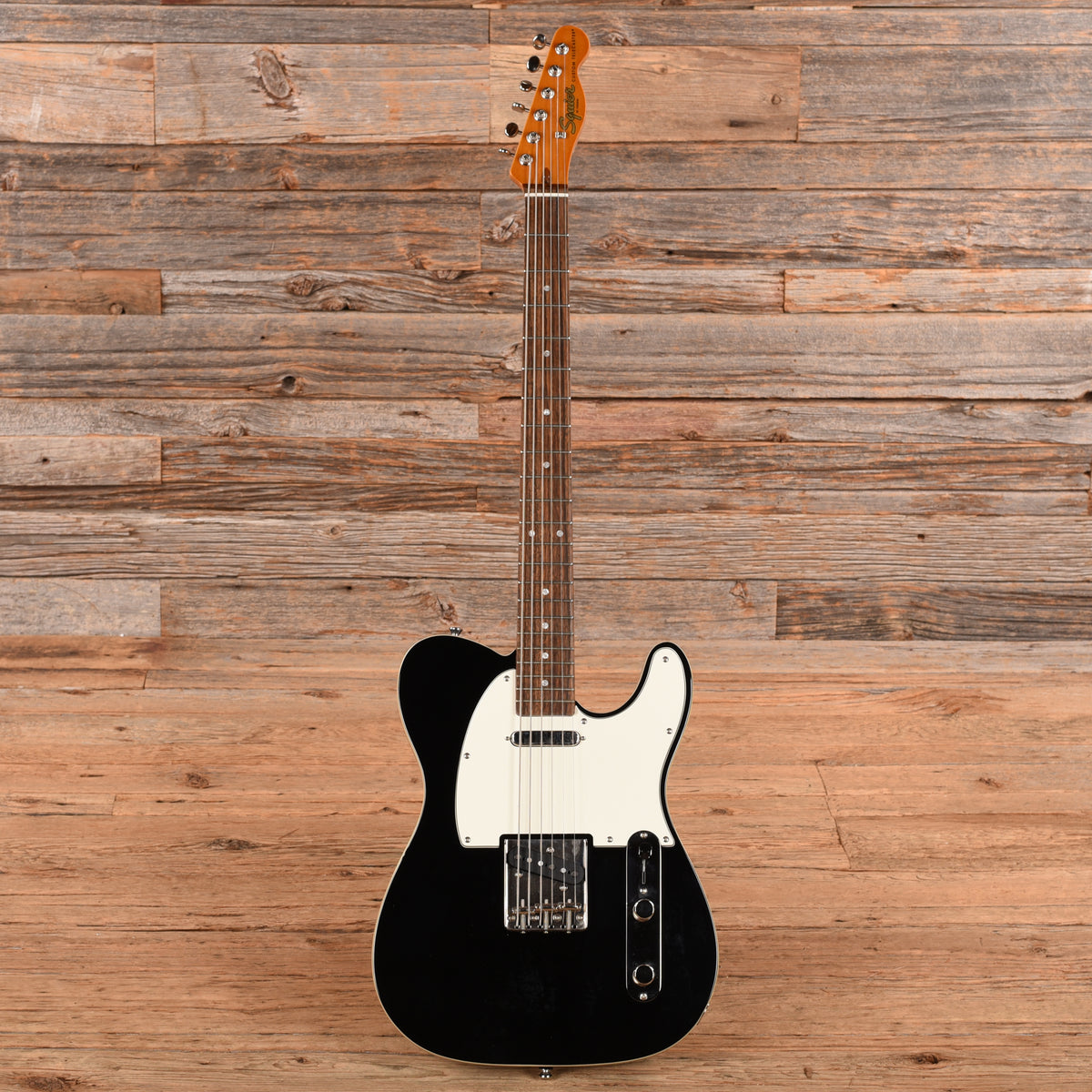 Squier Classic Vibe Baritone Custom Telecaster Black 2022 Electric Guitars