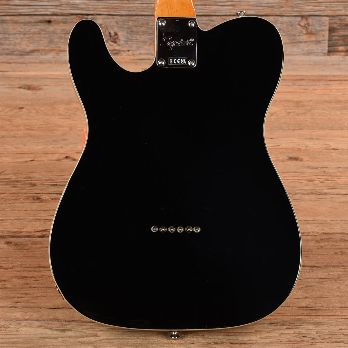 Squier Classic Vibe Baritone Custom Telecaster Black 2022 Electric Guitars