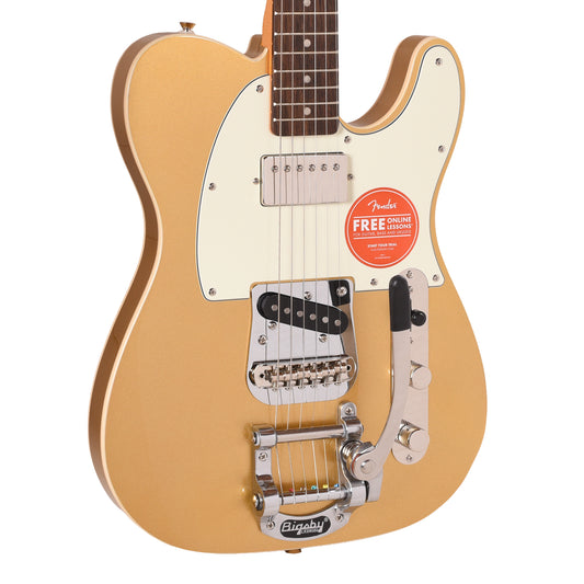 Squier Classic Vibe Custom Telecaster SH Aztec Gold w/Bigsby Electric Guitars