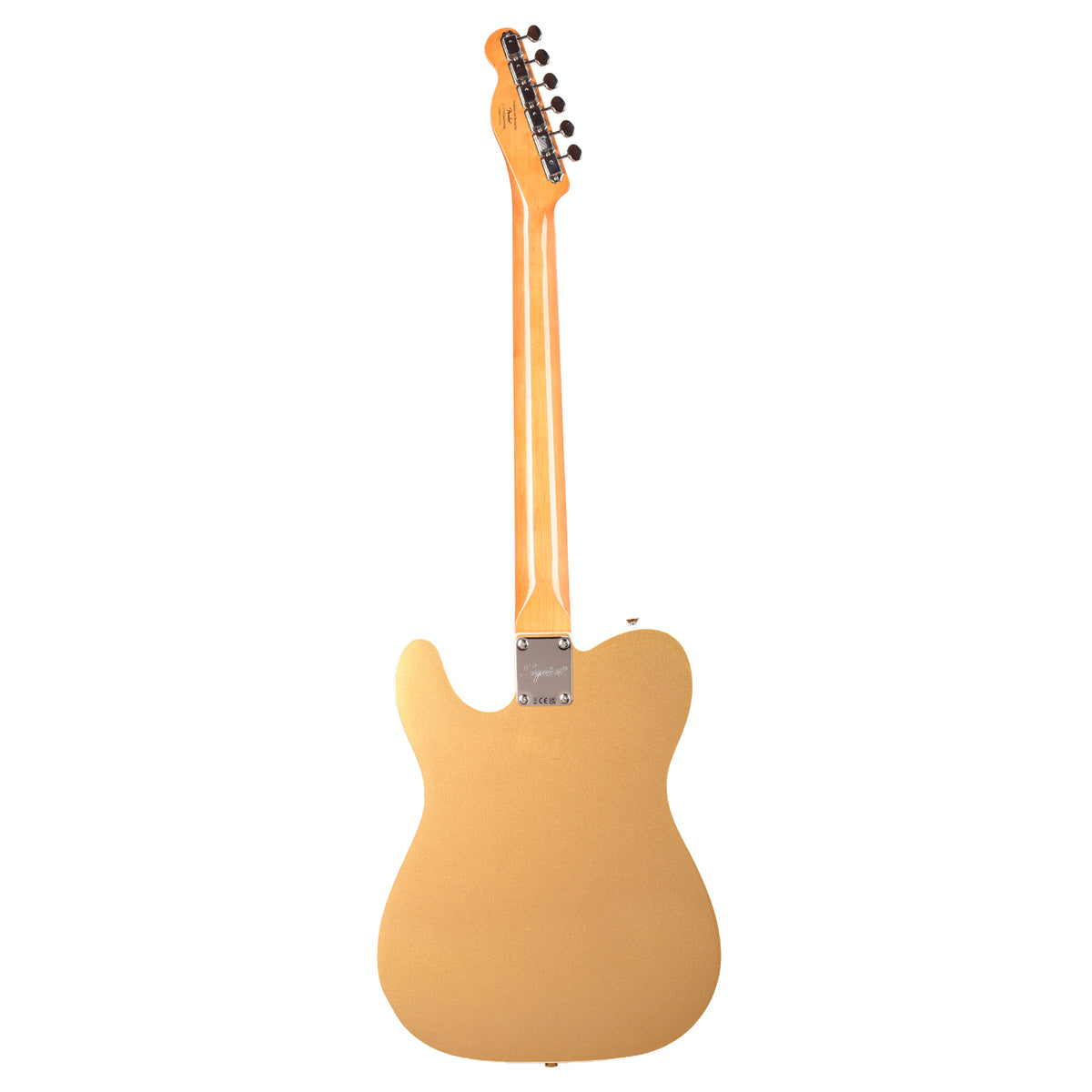 Squier Classic Vibe Custom Telecaster SH Aztec Gold w/Bigsby Electric Guitars