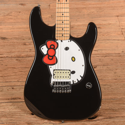 Squier Hello Kitty Stratocaster Black 2006 Electric Guitars
