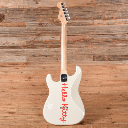 Squier Hello Kitty Stratocaster White 2025 Electric Guitars