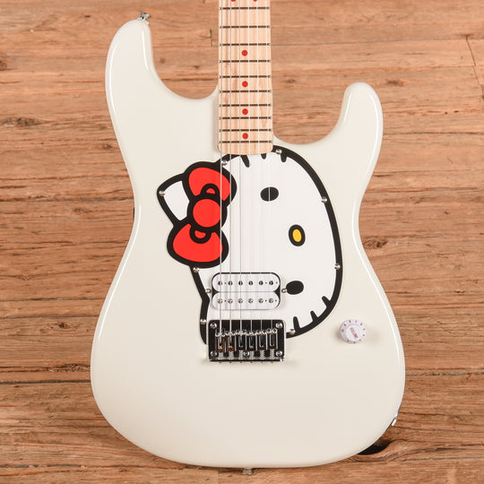 Squier Hello Kitty Stratocaster White 2025 Electric Guitars