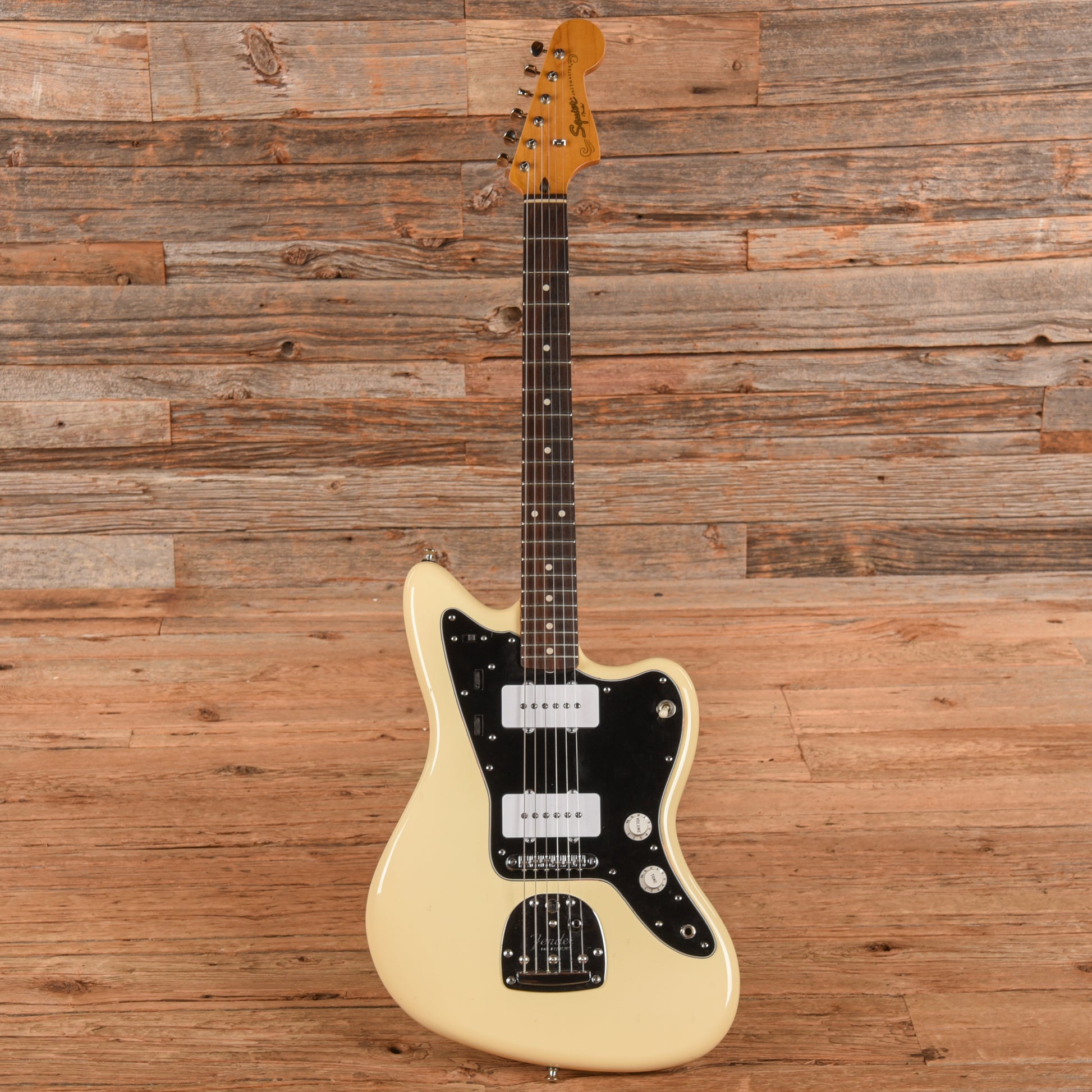 Squier J Mascis Jazzmaster White Blonde 2016 Electric Guitars