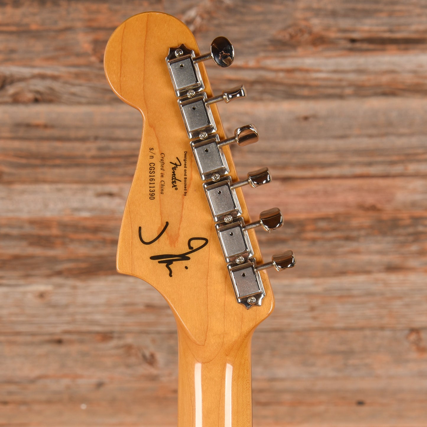 Squier J Mascis Jazzmaster White Blonde 2016 Electric Guitars