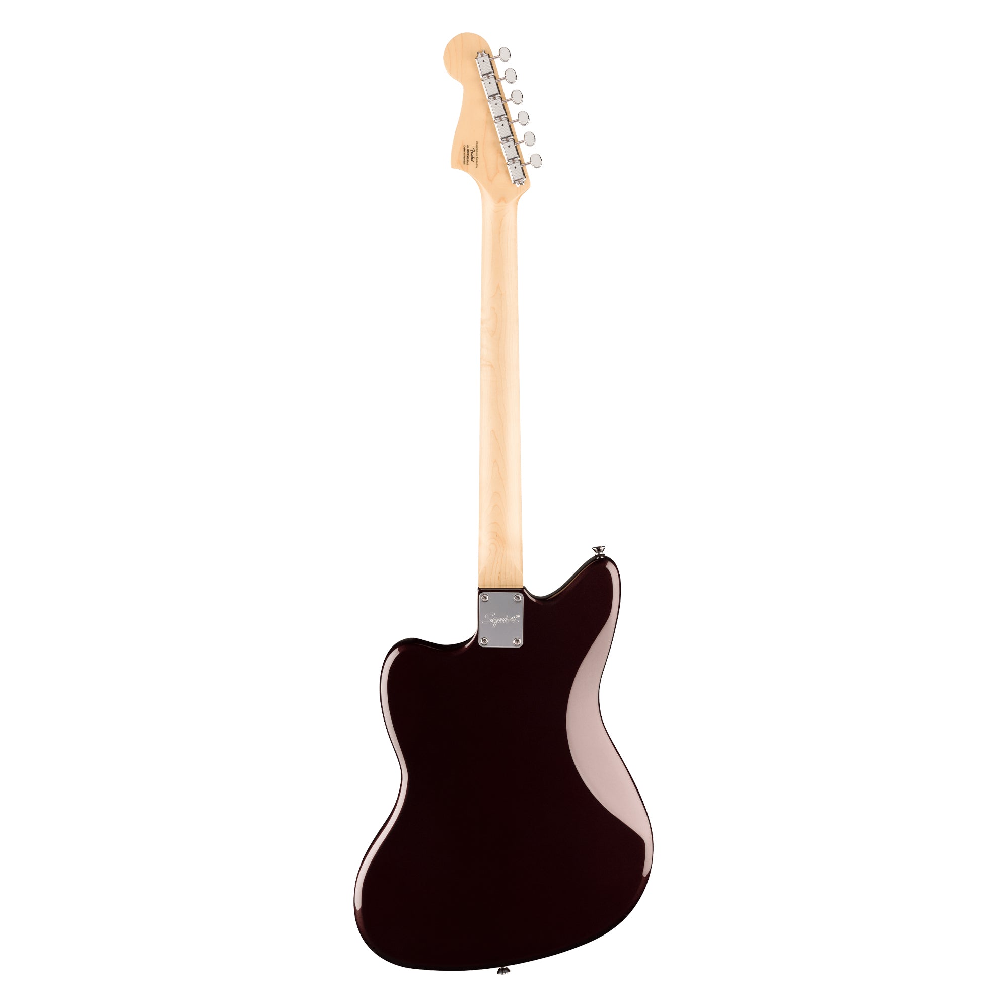 Squier Paranormal Baritone Jazzmaster HH Oxblood w/Painted Headcap Electric Guitars