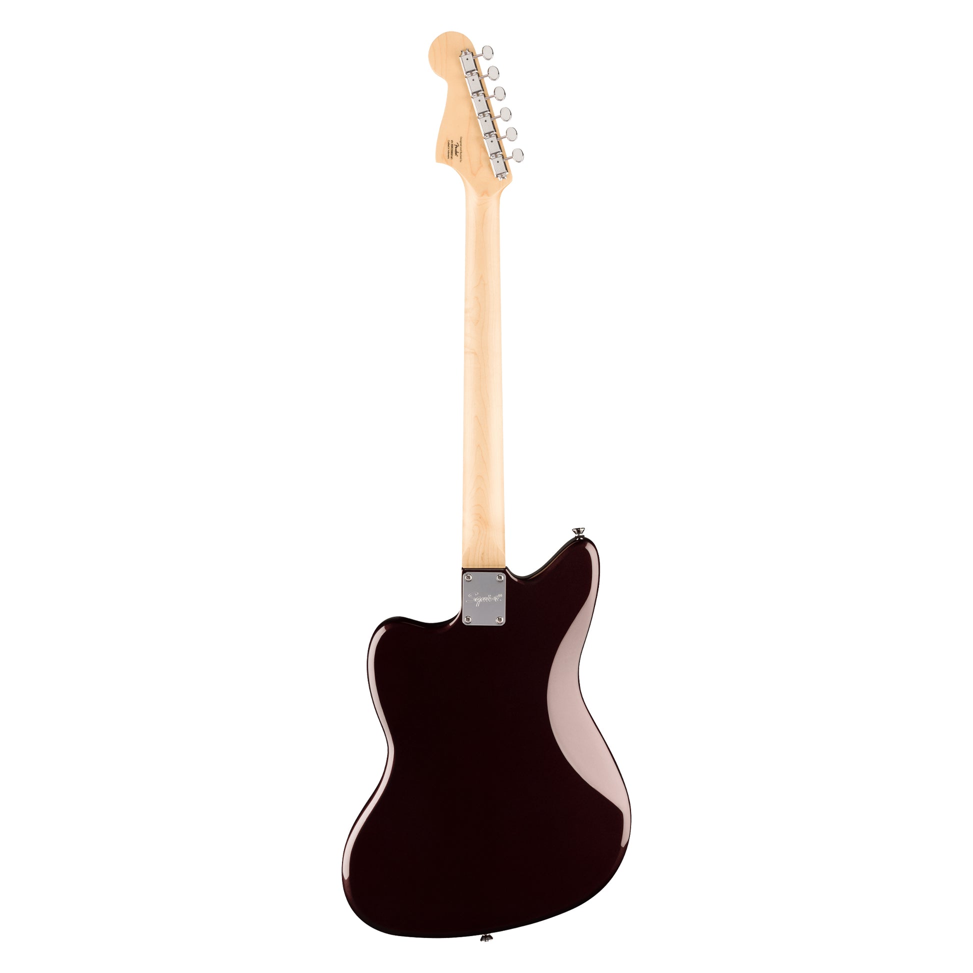 Squier Paranormal Baritone Jazzmaster HH Oxblood w/Painted Headcap Electric Guitars