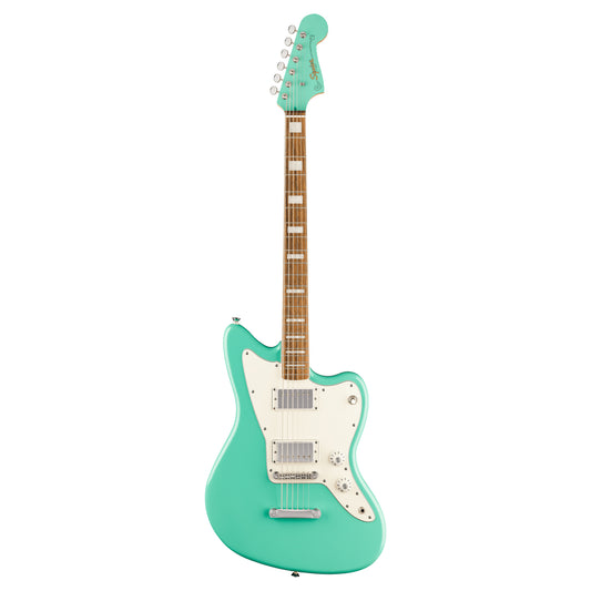 Squier Paranormal Baritone Jazzmaster HH Sea Foam Green w/Painted Headcap Electric Guitars