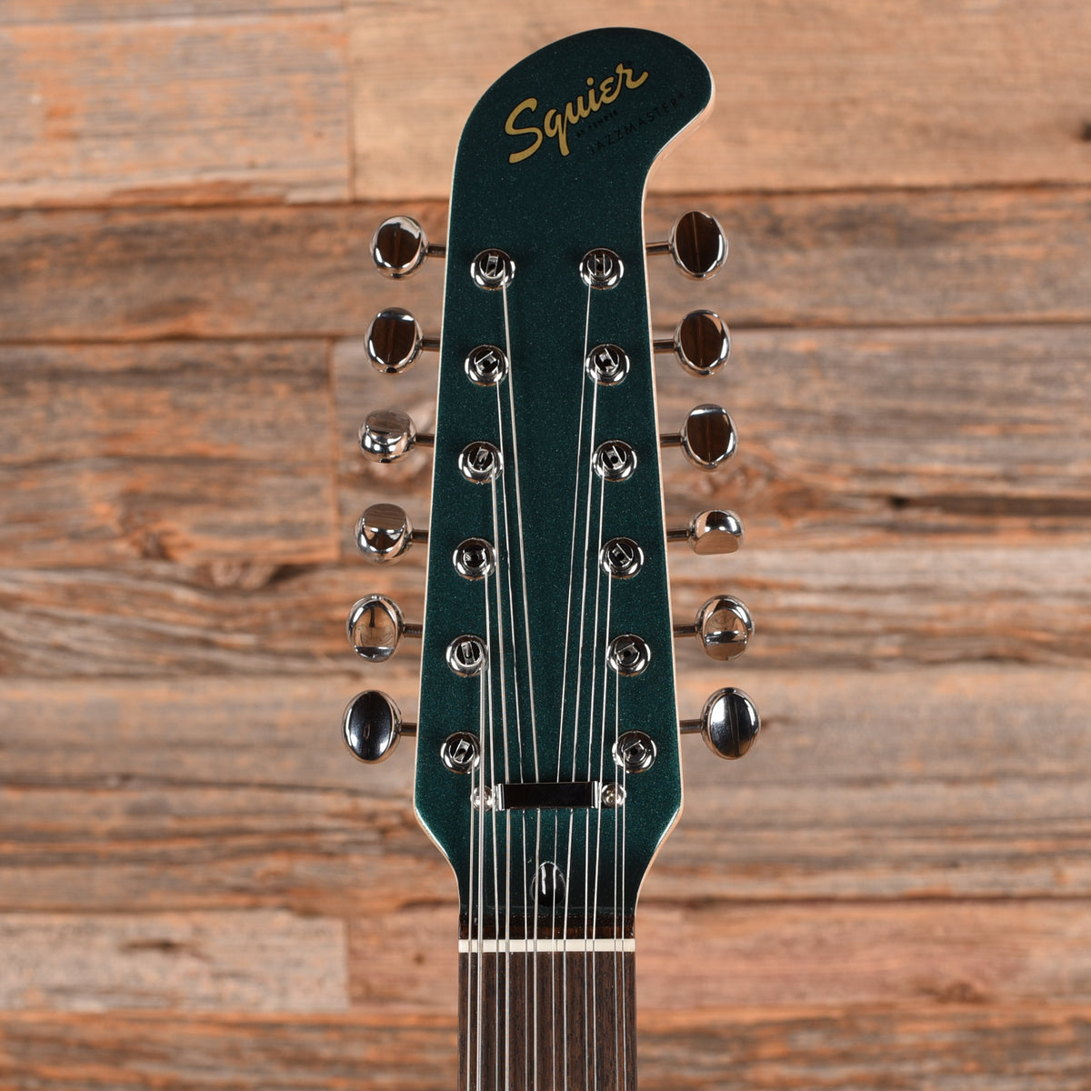Squier Paranormal Jazzmaster Electric XII Sherwood Green Metallic 2024 Electric Guitars