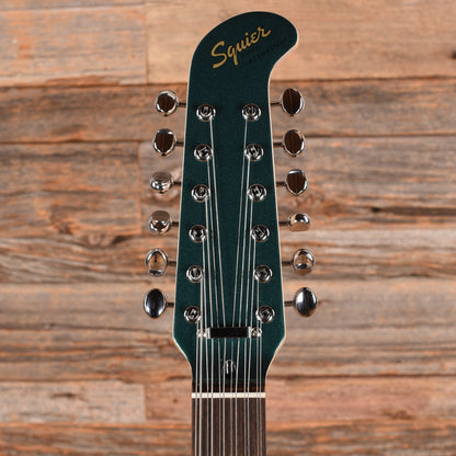 Squier Paranormal Jazzmaster Electric XII Sherwood Green Metallic 2024 Electric Guitars