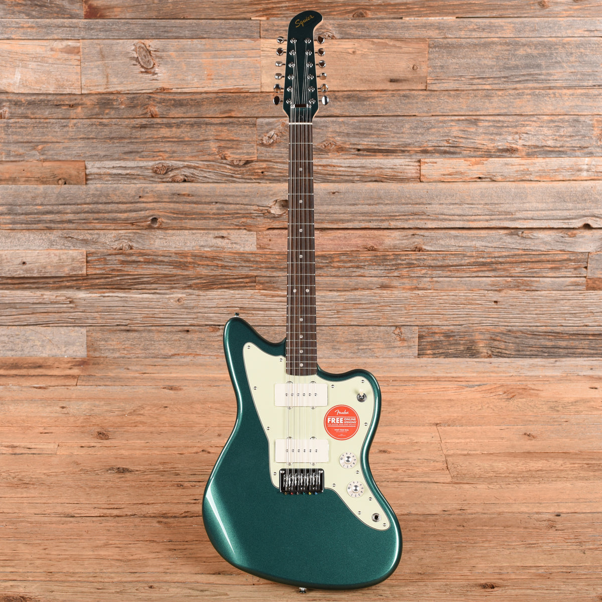 Squier Paranormal Jazzmaster Electric XII Sherwood Green Metallic 2024 Electric Guitars