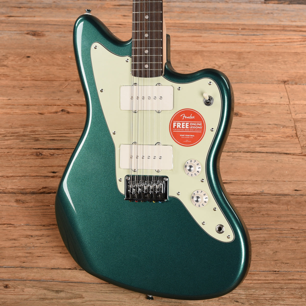 Squier Paranormal Jazzmaster Electric XII Sherwood Green Metallic 2024 Electric Guitars