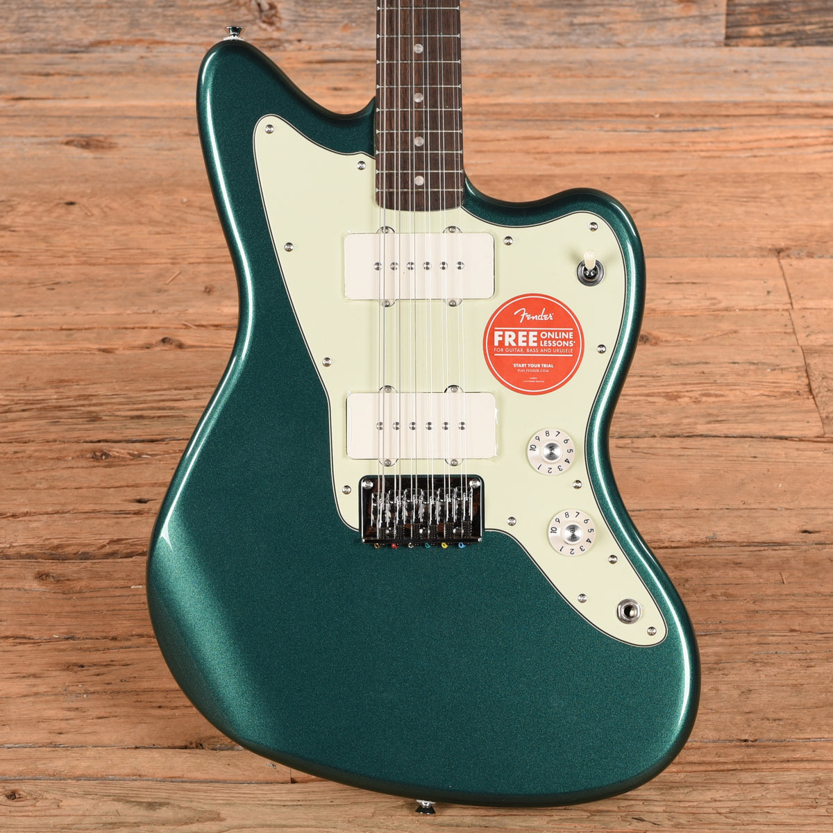 Squier Paranormal Jazzmaster Electric XII Sherwood Green Metallic 2024 Electric Guitars