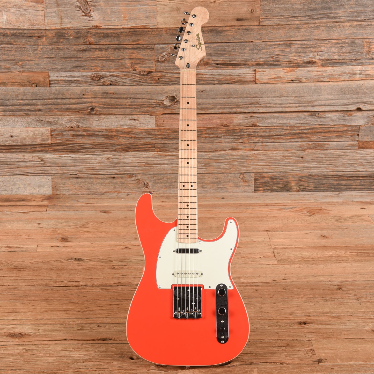 Squier Paranormal Nashville Stratocaster Fiesta Red 2023 Electric Guitars
