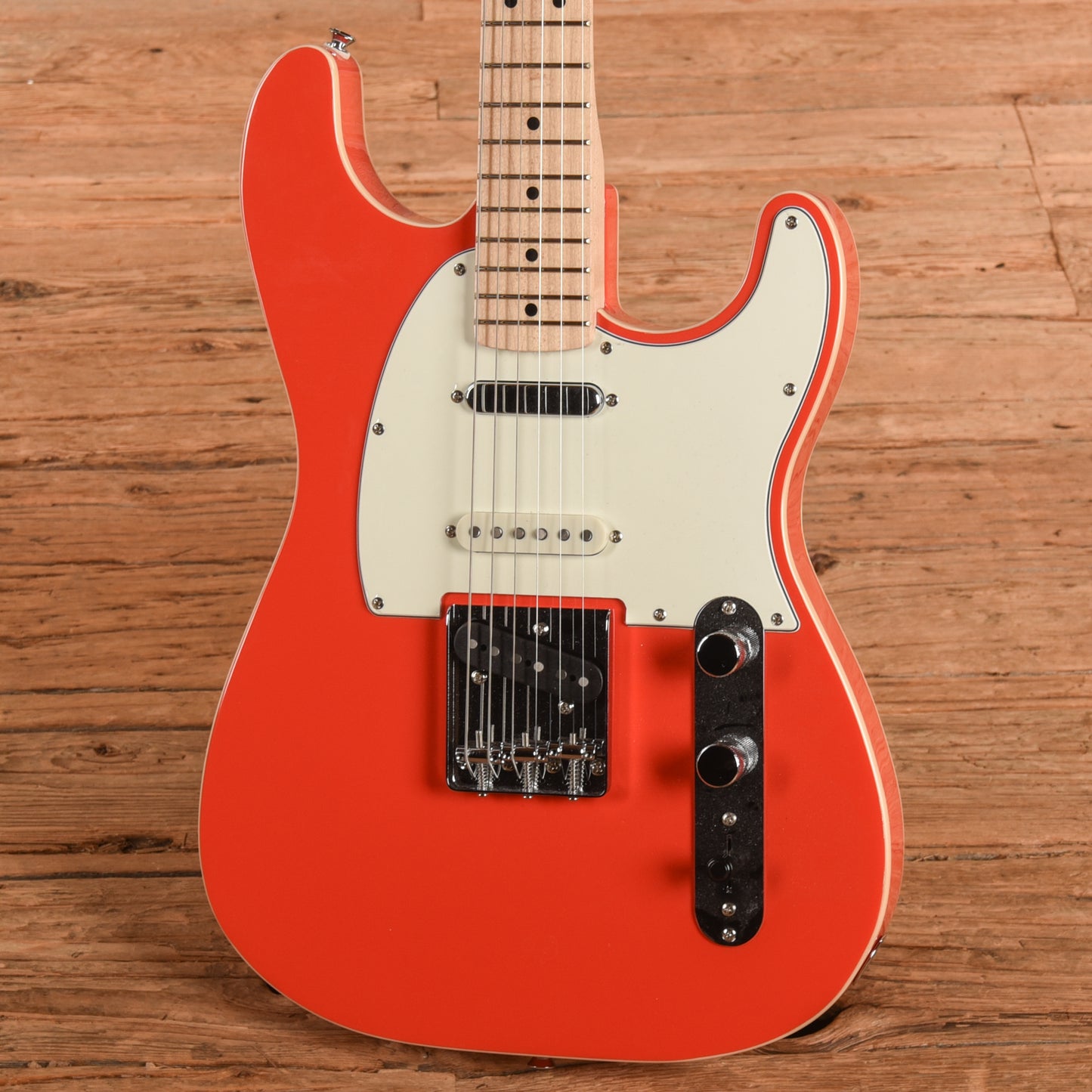 Squier Paranormal Nashville Stratocaster Fiesta Red 2023 Electric Guitars