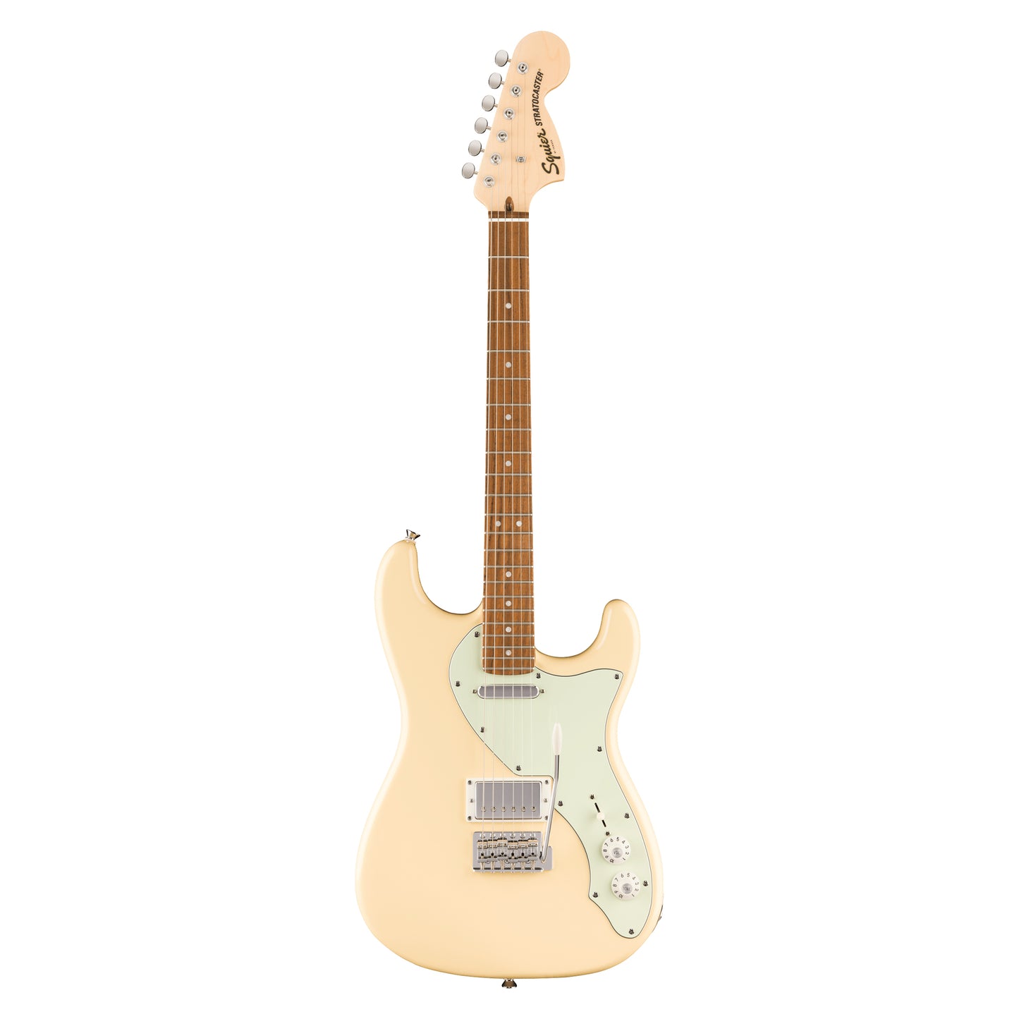 Squier Paranormal Stratocaster Deluxe Vintage White Electric Guitars
