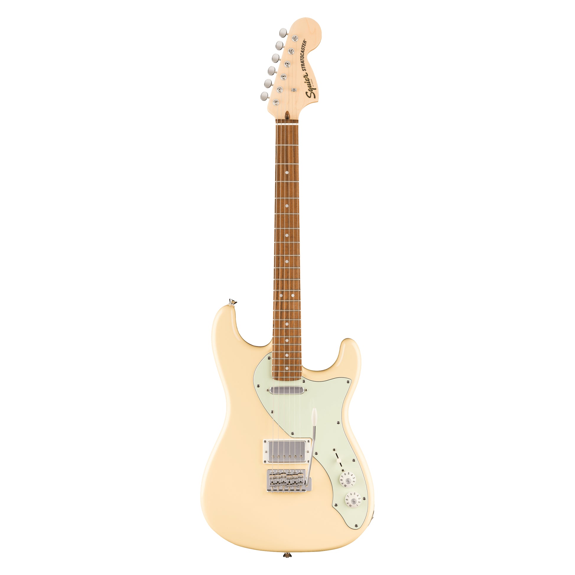 Squier Paranormal Stratocaster Deluxe Vintage White Electric Guitars