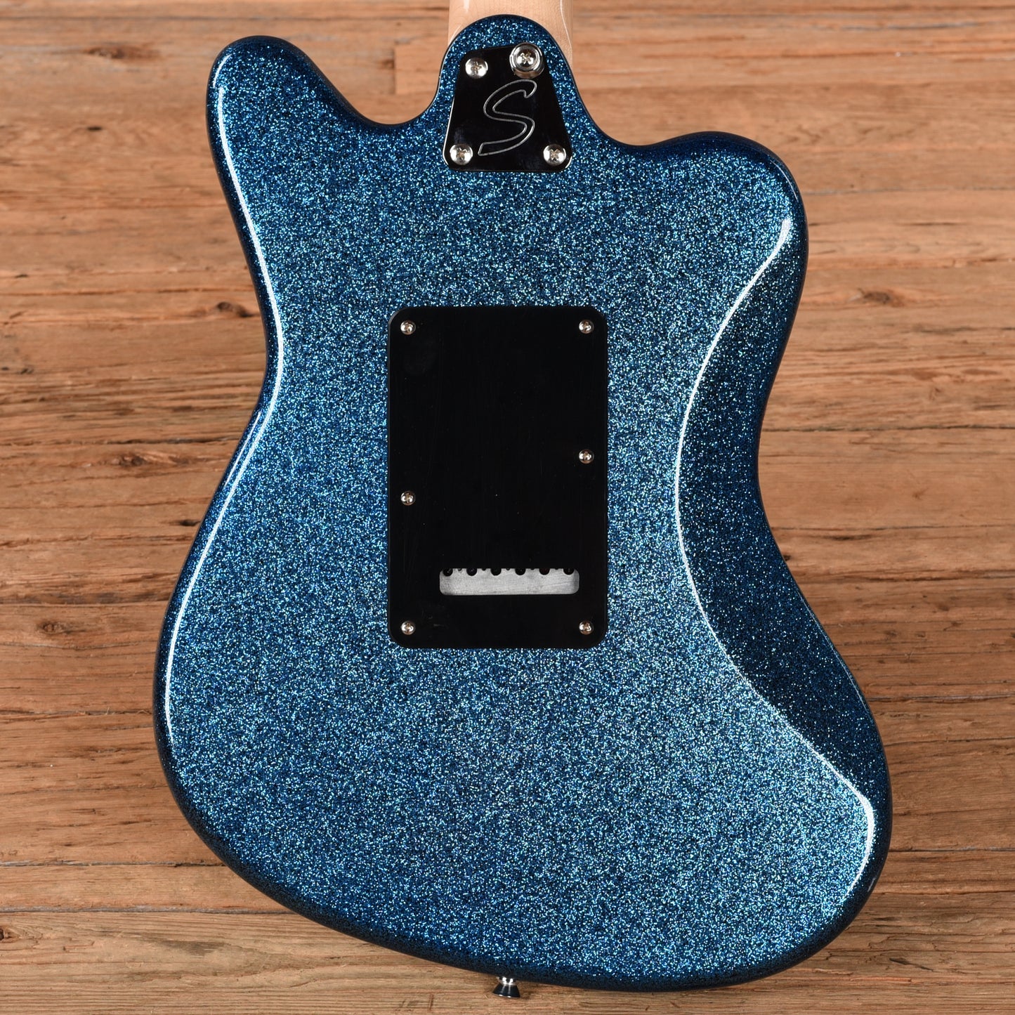 Squier Paranormal Super-Sonic Blue Sparkle 2023 Electric Guitars
