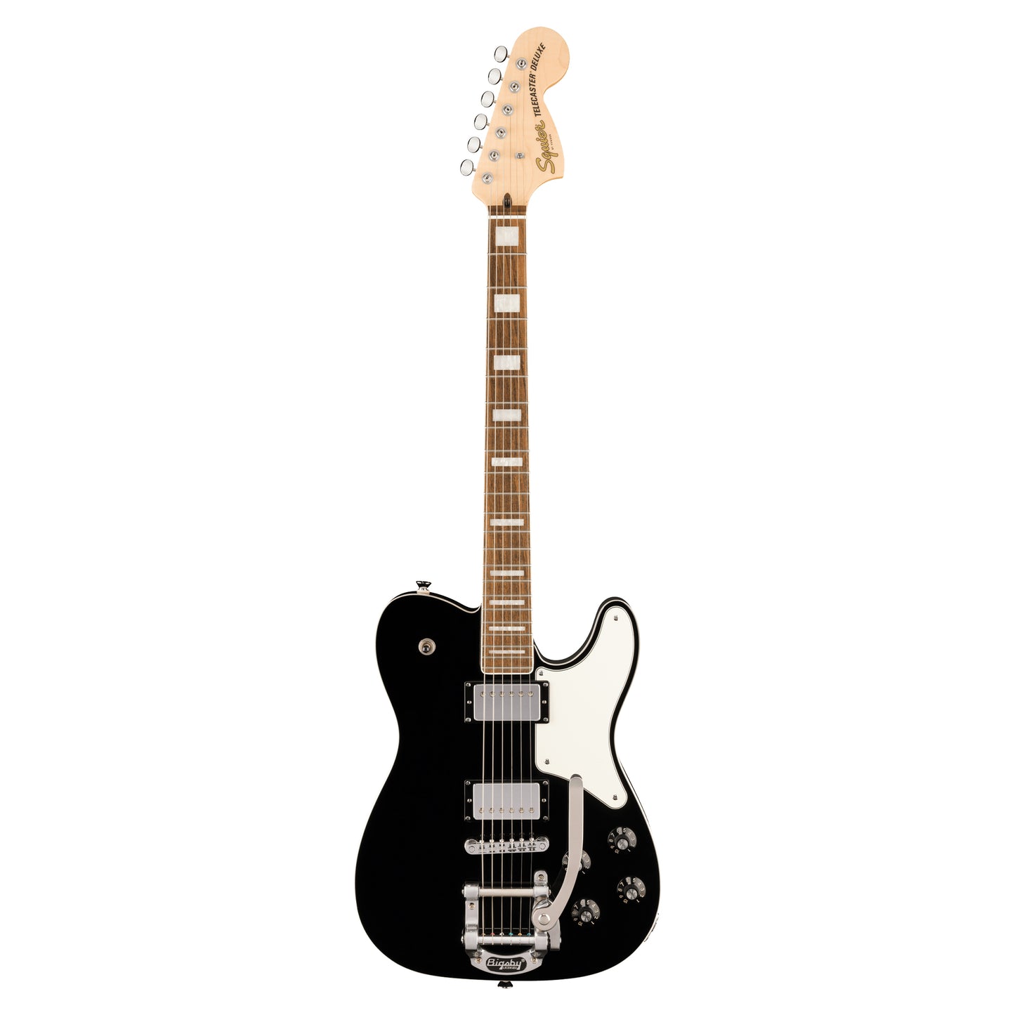 Squier Paranormal Troublemaker Telecaster Deluxe Black w/Bigsby Electric Guitars