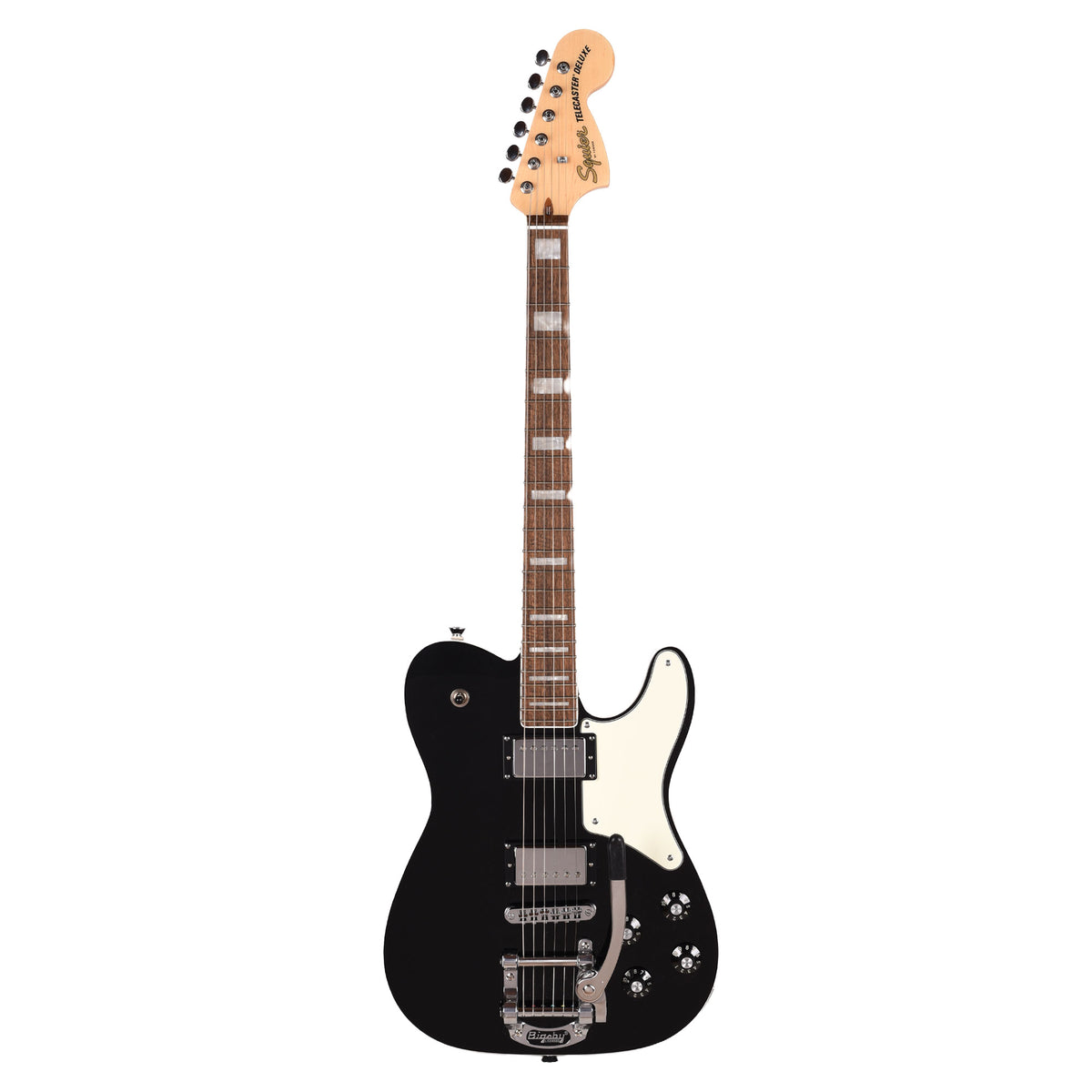 Squier Paranormal Troublemaker Telecaster Deluxe Black w/Bigsby Electric Guitars