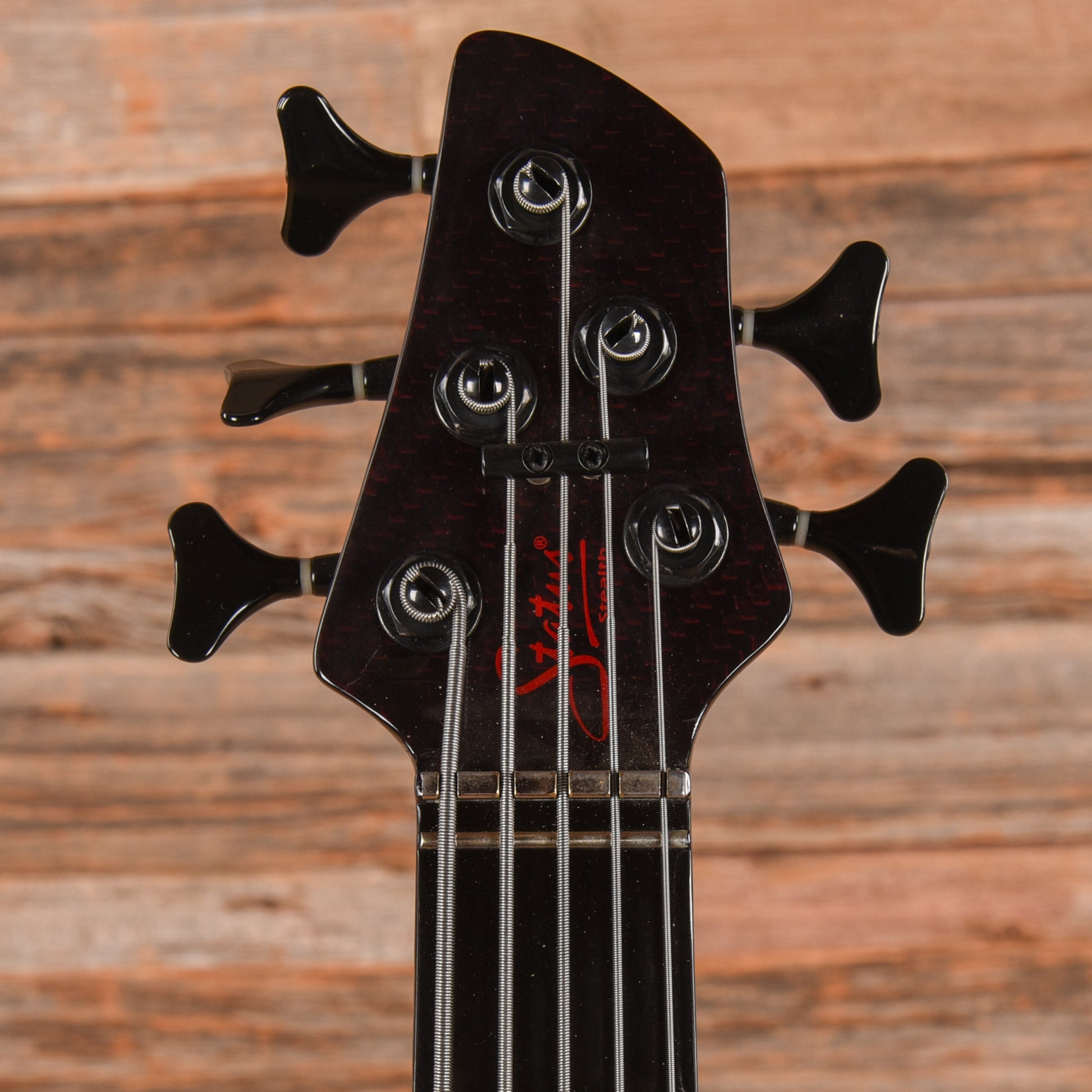 Status Graphite 5 Stealth Black / Red Bass Guitars / 5-String or More