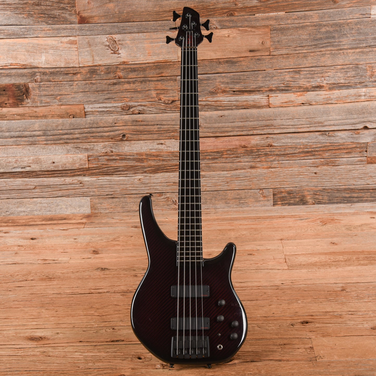 Status Graphite 5 Stealth Black / Red Bass Guitars / 5-String or More