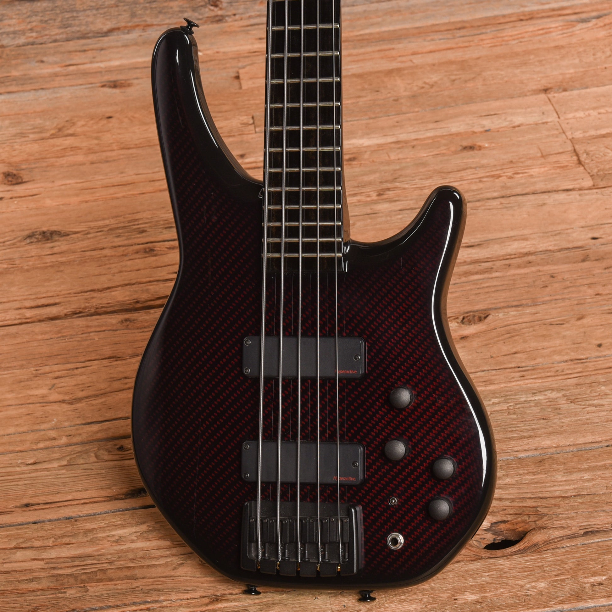 Status Graphite 5 Stealth Black / Red Bass Guitars / 5-String or More