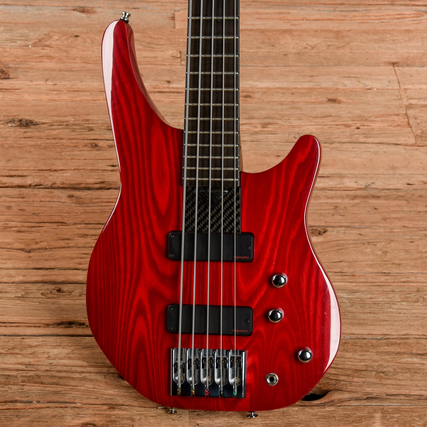 Status Graphite 5-String Red Bass Guitars