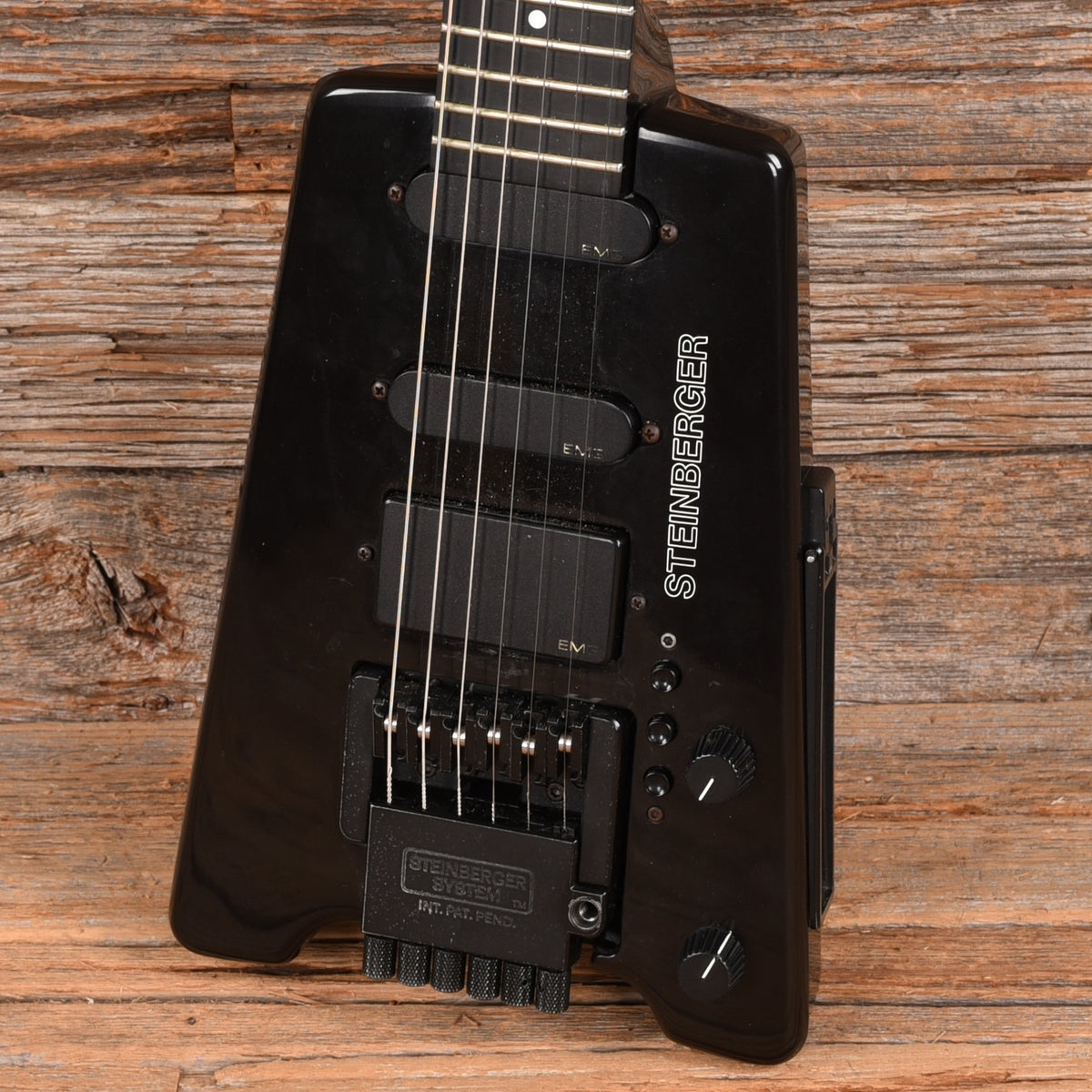 Steinberger GL4T Black 1980s Electric Guitars