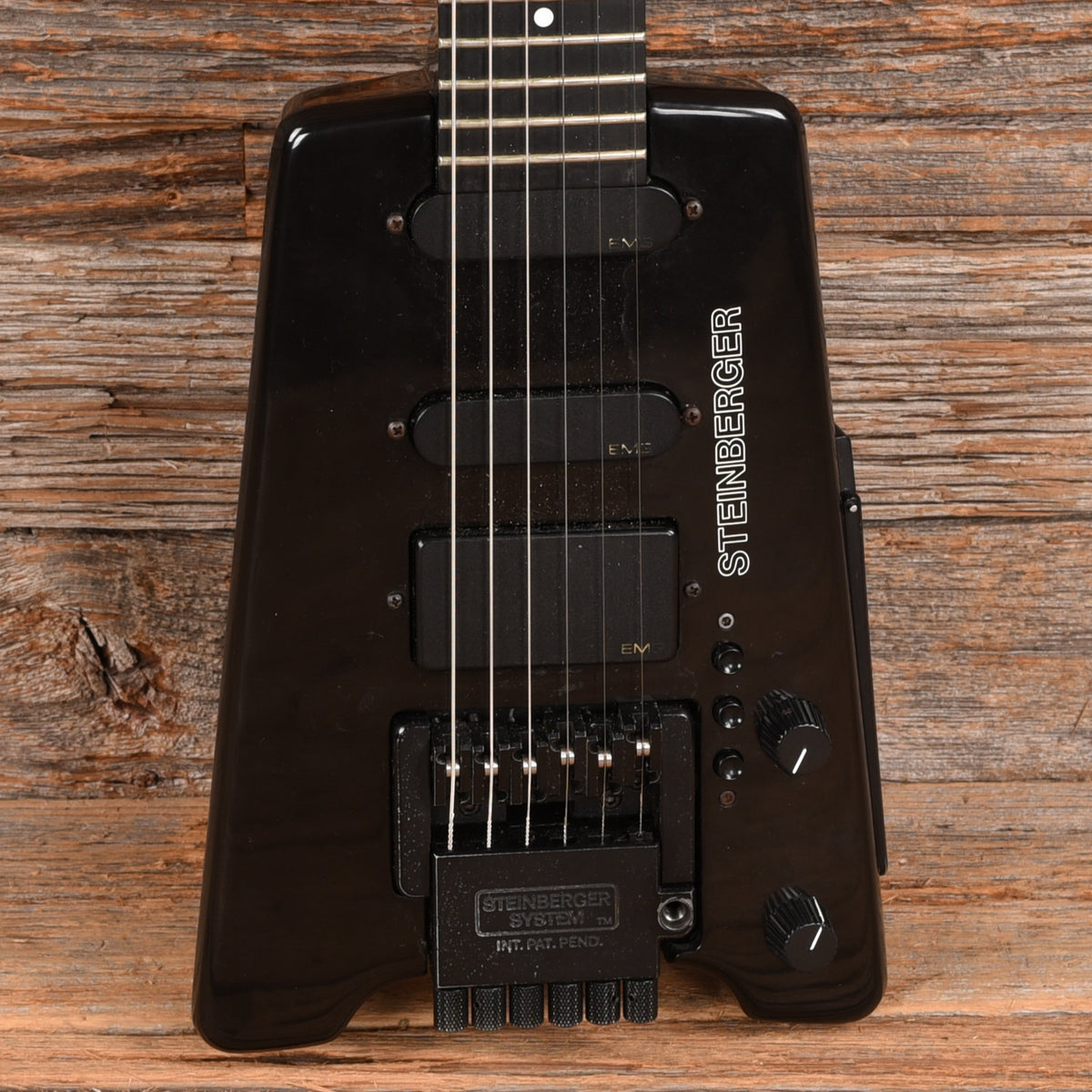 Steinberger GL4T Black 1980s Electric Guitars