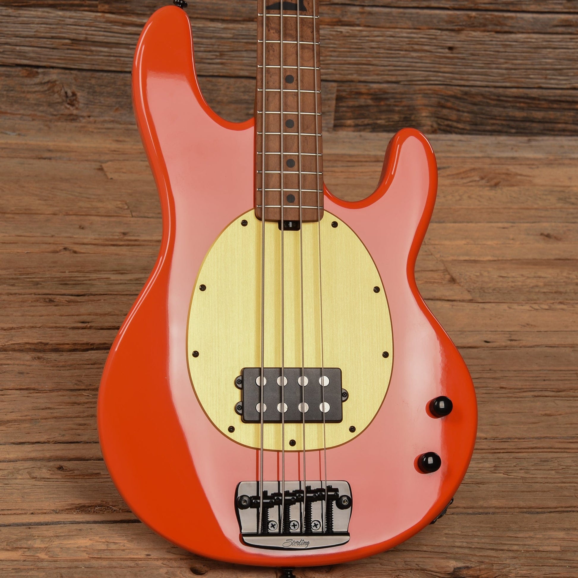 Sterling by Music Man Pete Wentz Artist Series StingRay Fiesta Red 2023 Bass Guitars / 4-String