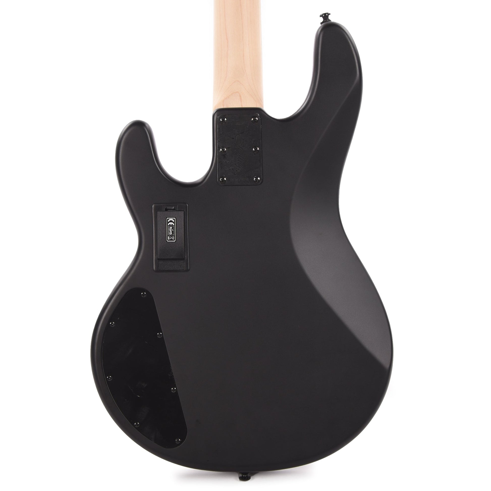 Sterling By Music Man StingRay HH RAY4HH Stealth Black Bass Guitar Bass Guitars / 4-String